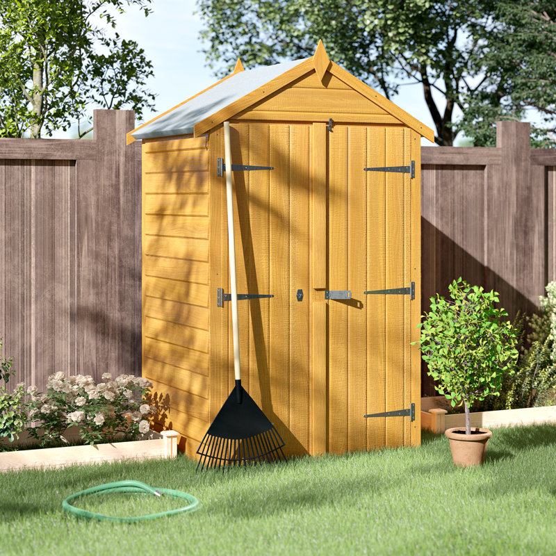 wfx utility 4 ft. w x 3 ft. d overlap apex wooden shed